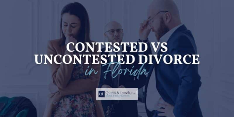 Contested vs Uncontested Divorce FL