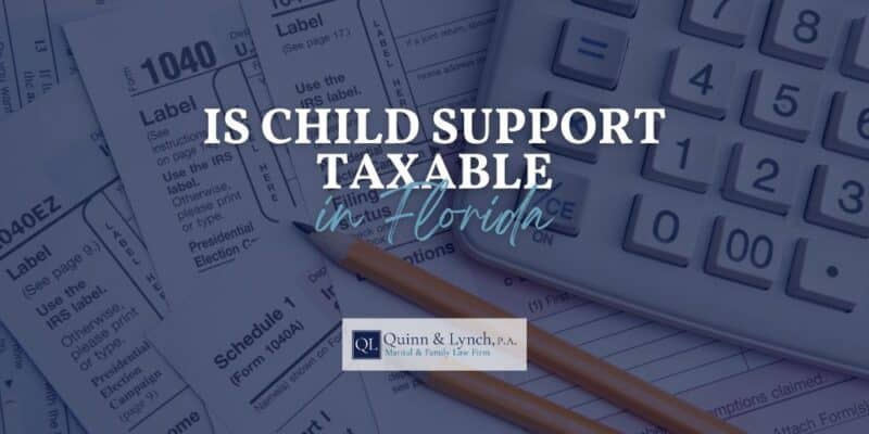 is child support taxable in florida