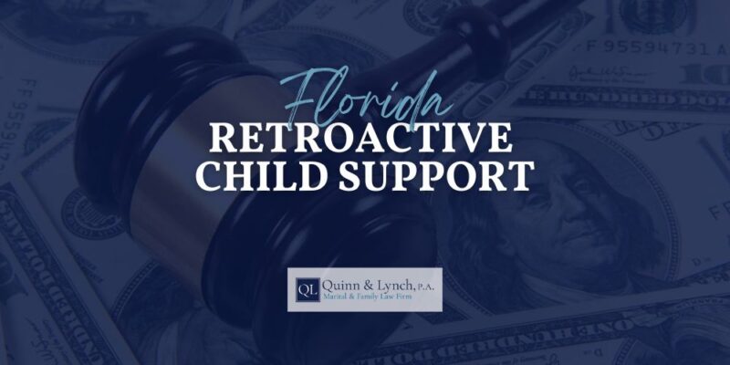 retroactive child support florida